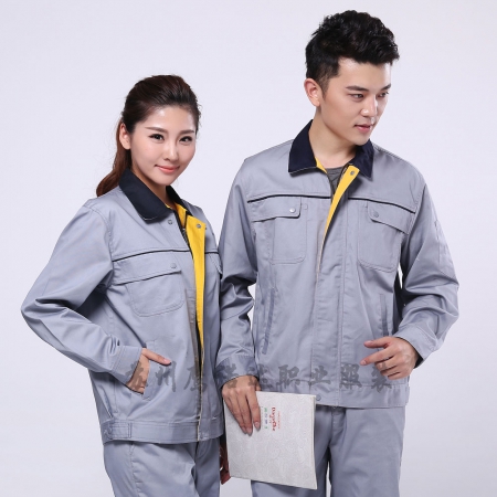 銀灰拼藏青電力防護(hù)服AC109-DG